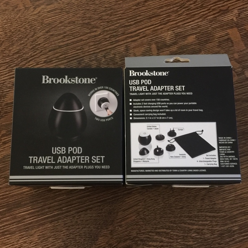 Brookstone International Travel Adapter